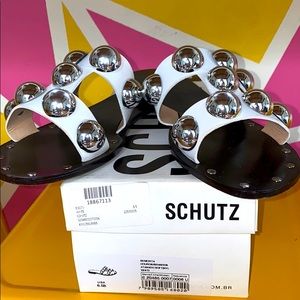 Silver Schultz  Studded Sandals